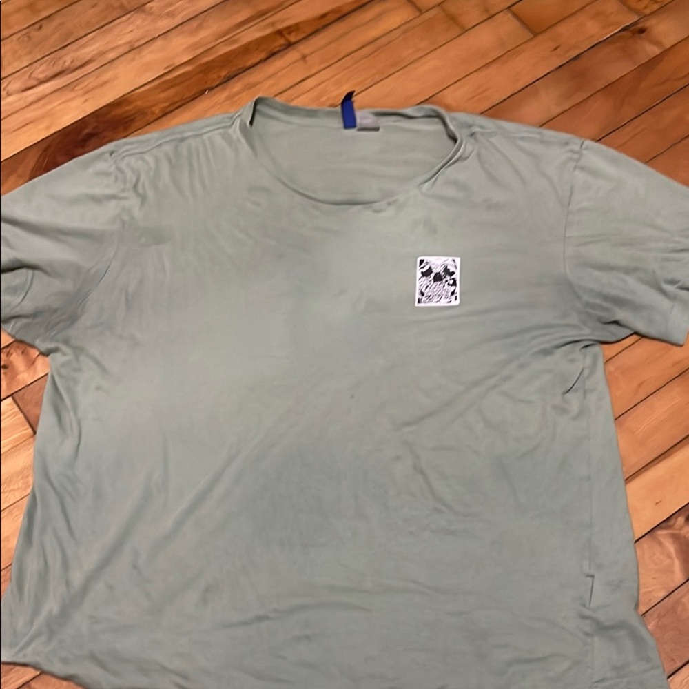 Divided Green Short Sleeve Tee
